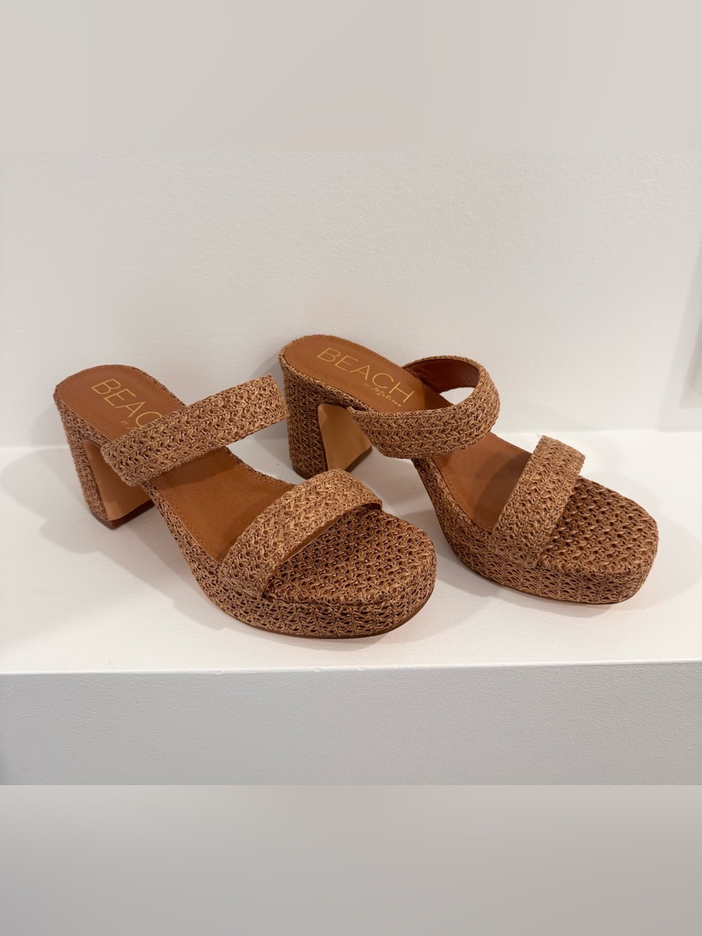 Beach by Matisse Brown Platform Sandals